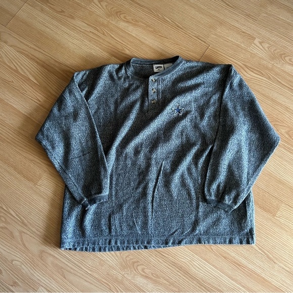 Vintage The Edge Dallas Cowboys 1999 Fleece Pullover XL - Picture 1 of 8